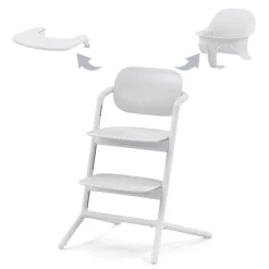 LEMO 2 High Chair 3-in-1 - White