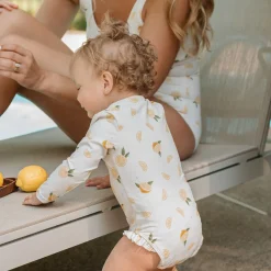 Lemons Uv Long Sleeve Swimsuit 0-24m