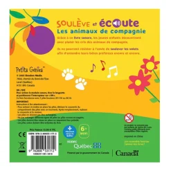 Les animaux de compagnie - Soulève et écoute