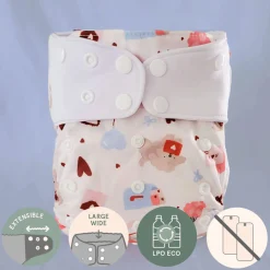 Letter Nb Cloth Diaper