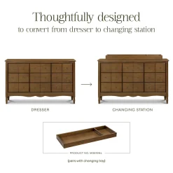 Liberty 9 Drawers Dresser - Natural Walnut