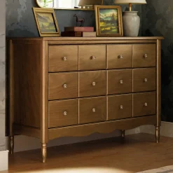 Liberty 6-Drawer Assembled Dresser - Natural Walnut