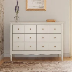 Liberty 6-Drawer Assembled Dresser - Warm White