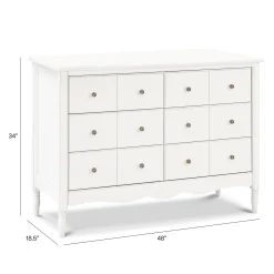 Liberty 6-Drawer Assembled Dresser - Warm White