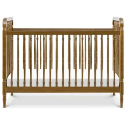 Liberty 3-in-1 Convertible Spindle Crib With Conversion Kit - Natural Walnut