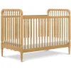 Liberty 3-in-1 Convertible Spindle Crib With Conversion Kit - Honey
