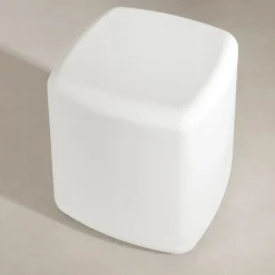 Lighted Kids Stool / Nightstand - Sweedi White