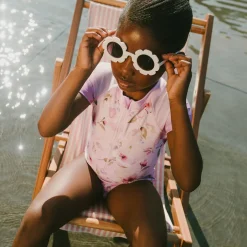 Lilac Flowers Swimsuit 2-6