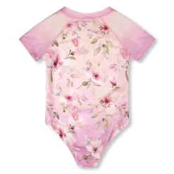 Lilac Flowers Swimsuit 2-6