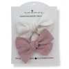 Linen Bow Clips (2)