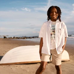 Linen Camp Shirt 5-18y