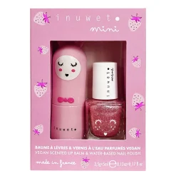 Lip Balm Nail Polish Duo -Pink