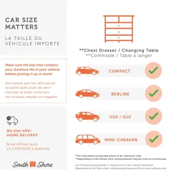 Little Smileys Changing Table with Removable Station - Bleached Oak