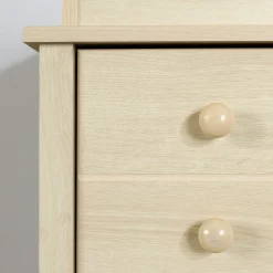 Little Smileys Changing Table with Removable Station - Bleached Oak