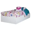 Logik Twin bed with 3 Drawers - White