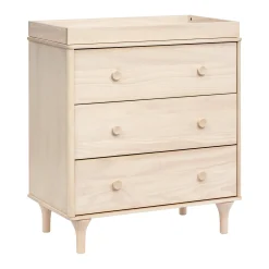 Lolly 3-Drawer Changer Dresser with Removable Changing Tray - Washed Natural