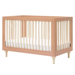 Lolly 3-in-1 Convertible Crib with Toddler Bed Conversion - Canyon / Washed Natural