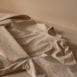 Long Sleeved Bib With Integrated Pocket 6-24m - Flower Yellow