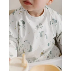 Long Sleeves Waterproof Bib - Hedgehogs