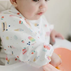 Long Sleeves Waterproof Bib - Sweet Treats