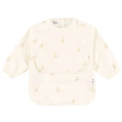 Long-sleeved Bib with integrated pocket 6-24m - Kangaroo