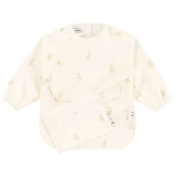 Long-sleeved Bib with integrated pocket 6-24m - Kangaroo