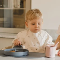 Long-sleeved Bib with integrated pocket 6-24m - Farm