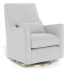 Luca Rocking and Swivel Chair - Ash / Gold