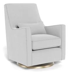 Luca Rocking and Swivel Chair - Ash / Gold
