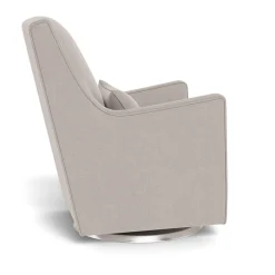 Luca Rocking and Swivel Chair - Sand / Steel