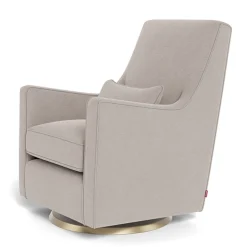 Luca Rocking and Swivel Chair - Sand / Gold