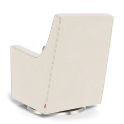 Luca Rocking and Swivel Chair - Dune / Steel