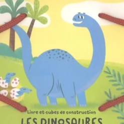 Ma Tour Dinosaure - Livre et Cubes de Construction