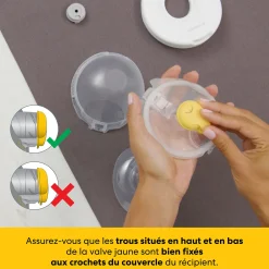 Magic InBra™ yellow valves