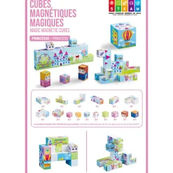 Magnetic Cube Set - Princess