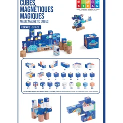 Magnetic Cube Set - Space