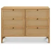 Margot 6-Drawer Dresser - Honey