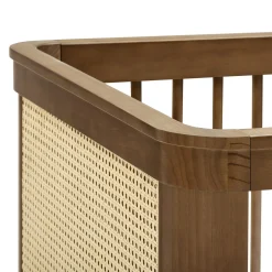 Marin with Cane 3-in-1 Convertible Crib - Walnut