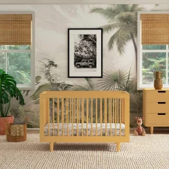 Marley 3-in-1 Convertible Crib - Honey