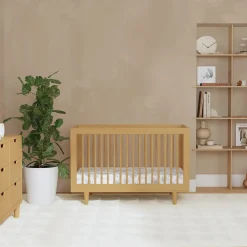 Marley 3-in-1 Convertible Crib - Honey