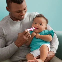 Massaging Brush for Baby's Oral Care - Pink