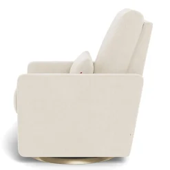 Matera Rocking, Swivel and Reclining Armchair - Dune / Gold