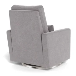 Matera Rocking, Swivel and Reclining Armchair - Pebble / Steel