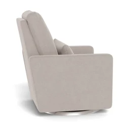 Matera Rocking, Swivel and Reclining Armchair - Sand / Steel