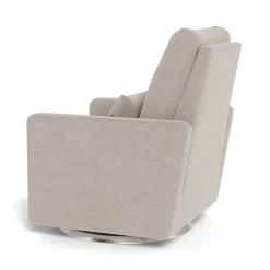 Matera Rocking, Swivel and Reclining Armchair - Sand / Steel