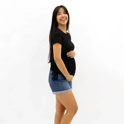 Maternity Denim Shorts