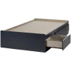 Mates Bed with 3 Drawers - Aviron Blueberry