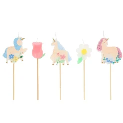 Meadow Unicorns Candles(5)