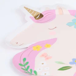 Meadow Unicorns Shaped Plates (8)