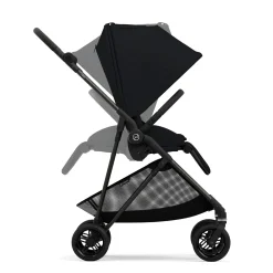 Melio Carbon 3 Ultra Lightweight Stroller - Moon Black